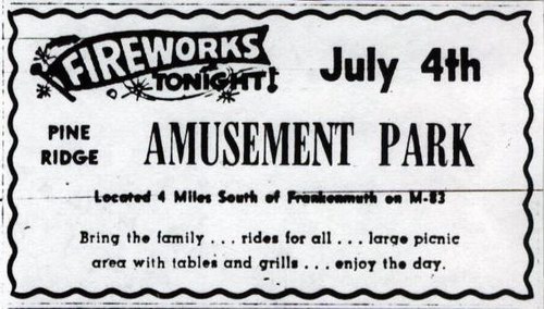 Pine Ridge Amusement Park - OLD AD